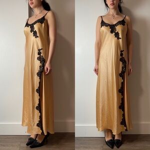 Oscar de la Renta Pink Label full length slip dress